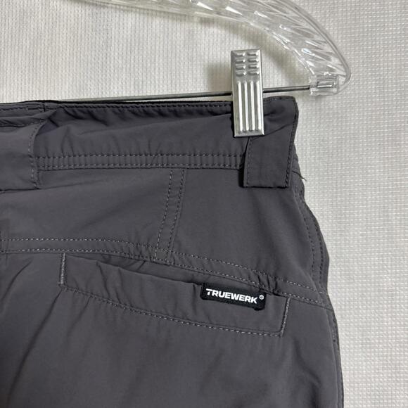 Truewerk Women's Size 0 Gray Nylon Straight Leg T1 Utility Werkpants - Picture 5 of 13